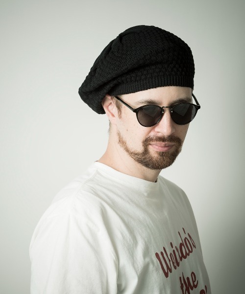 Mighty Shine(マイティシャイン)の「Knit Beret / Mighty Shine 2022SS(ハンチング/ベレー帽・メンズ・ブラック/モカ/カーキ/グレー・FREE)」の20枚目の写真