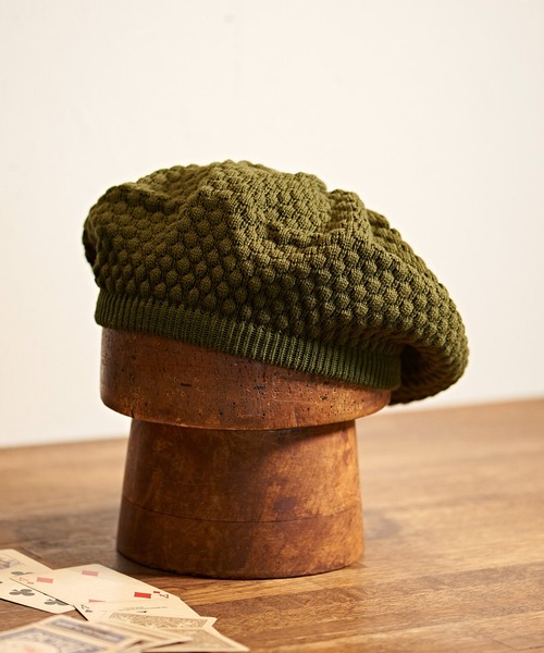 Mighty Shine(マイティシャイン)の「Knit Beret / Mighty Shine 2022SS(ハンチング/ベレー帽・メンズ・ブラック/モカ/カーキ/グレー・FREE)」の9枚目の写真