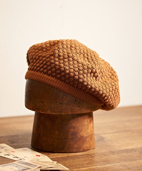 Mighty Shine(マイティシャイン)の「Knit Beret / Mighty Shine 2022SS(ハンチング/ベレー帽・メンズ・ブラック/モカ/カーキ/グレー・FREE)」の15枚目の写真