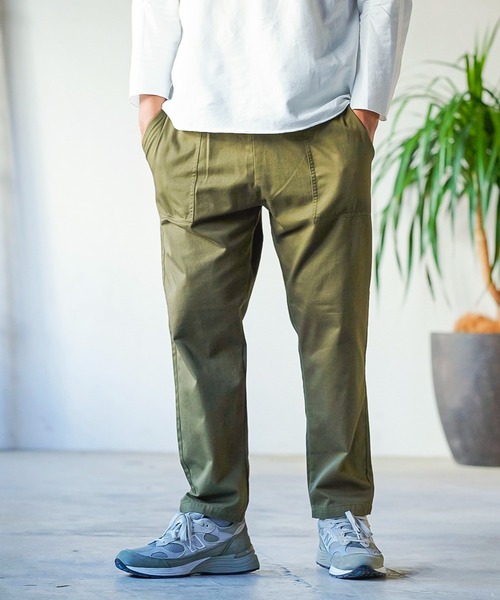 BIG BILL(ビッグビル)の「BIG BILL Twill Baker pants (ビッグビル ツイルベイカーパンツ)(2colors)(Men's)(X58602D)(その他パンツ・メンズ・オリーブ/タン・M/L)」の2枚目の写真