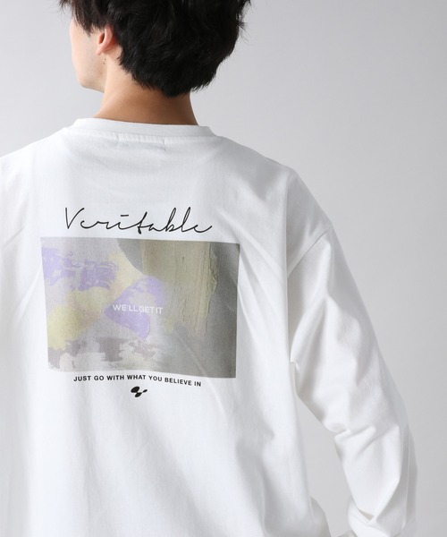 RAGEBLUE（レイジブルー）の「天竺/フォトロンT/219959（Tシャツ/カットソー・メンズ・ブラック/ダークブラウン/ホワイト/ダークグリーン/ブルー系その他・MEDIUM/LARGE/SMALL）」の2枚目の写真