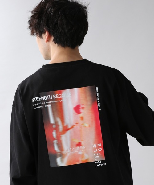 RAGEBLUE（レイジブルー）の「天竺/フォトロンT/219959（Tシャツ/カットソー・メンズ・ブラック/ダークブラウン/ホワイト/ダークグリーン/ブルー系その他・MEDIUM/LARGE/SMALL）」の7枚目の写真