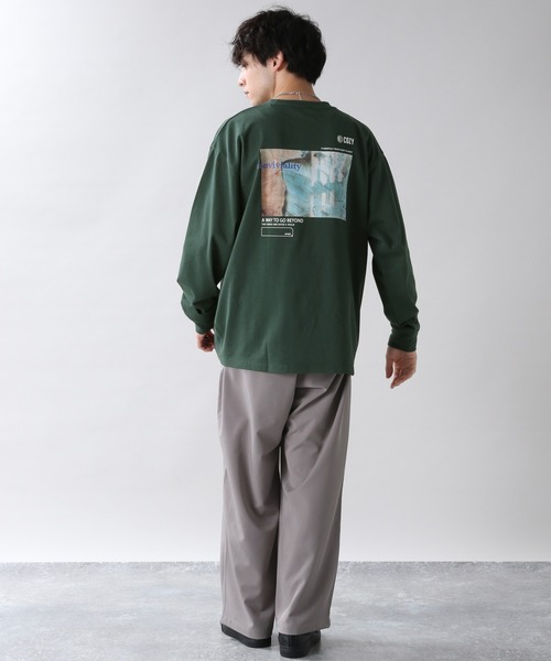 RAGEBLUE（レイジブルー）の「天竺/フォトロンT/219959（Tシャツ/カットソー・メンズ・ブラック/ダークブラウン/ホワイト/ダークグリーン/ブルー系その他・MEDIUM/LARGE/SMALL）」の8枚目の写真