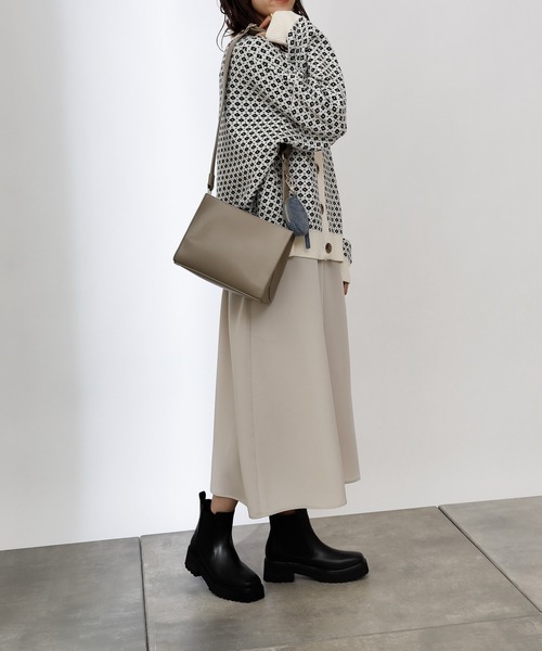 COLONY 2139（コロニートゥーワンスリーナイン）の「【TV媒体紹介商品】バイカラージャガード柄ニットカーディガン（カーディガン/ボレロ・レディース・ブラック/アイボリー/ブラウン・LARGE/MEDIUM）」の13枚目の写真