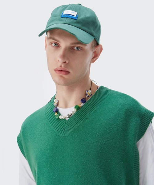 CORPUS TOKYO（コーパス トーキョー）の「Lazy Tokyo ニットベスト（ベスト・メンズ・ライトグレー/ブラック/オフホワイト/グリーン/ブルーグレー/ライトベージュ・1/2/3）」の12枚目の写真