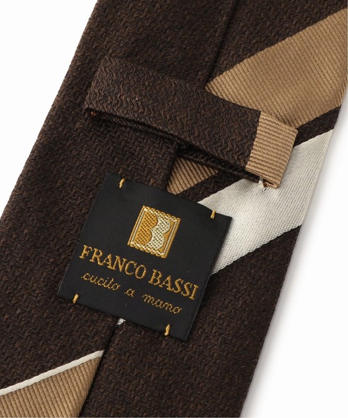 定番FRANCOBASSI フランコバッシ　ワイドストライプタイ 定番FRANCOBASSI フランコバッシ ワイドストライプタイ 定番