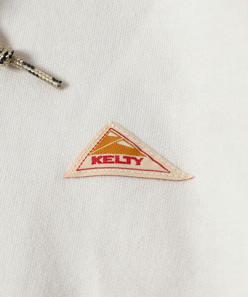 FREAK'S STORE(フリークスストア)の「WEB限定 KELTY×FREAK'S STORE/ケルティ 別注 ワンポイント ヴィンテージロゴ プルオーバーパーカー/フーディー/ビッグシルエット(パーカー・メンズ・ブラック/ダークグリーン/ブラウン/グレー/オフホワイト/グレイッシュブルー・SMALL/MEDIUM/LARGE/X-LARGE)」の12枚目の写真