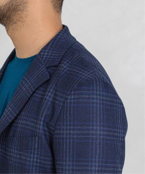 EDIFICE（エディフィス）の「MOVE サキソニー チェック 2Bジャケット（セットアップ・メンズ・チャコールグレー/ブラウン/ネイビー・SMALL/MEDIUM/LARGE/X-LARGE）」の20枚目の写真
