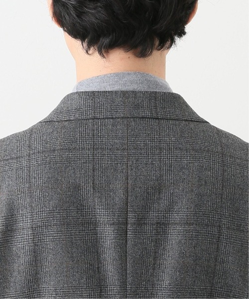 EDIFICE（エディフィス）の「MOVE サキソニー チェック 2Bジャケット（セットアップ・メンズ・チャコールグレー/ブラウン/ネイビー・SMALL/MEDIUM/LARGE/X-LARGE）」の16枚目の写真