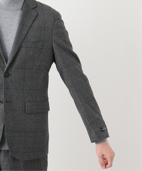 EDIFICE（エディフィス）の「MOVE サキソニー チェック 2Bジャケット（セットアップ・メンズ・チャコールグレー/ブラウン/ネイビー・SMALL/MEDIUM/LARGE/X-LARGE）」の6枚目の写真