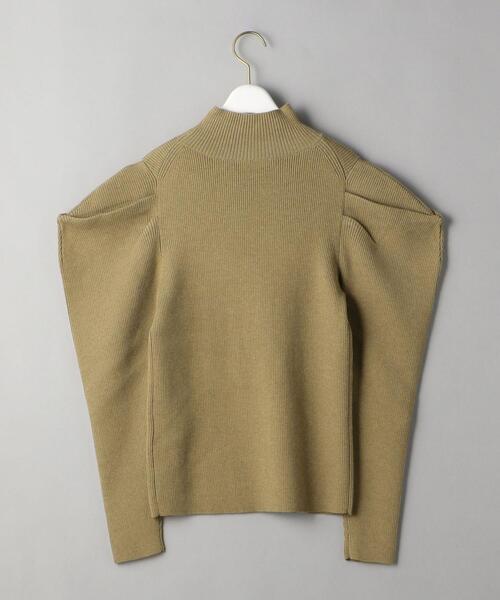 BEAUTY&YOUTH UNITED ARROWS（ビューティーアンドユースユナイテッドアローズ）の「BY ボリュームスリーブ ニットプルオーバー -ウォッシャブル-（ニット/セーター・レディース・ブラック/ライム・FREE）」の19枚目の写真