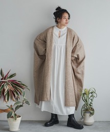 ボリュームドルマンニットカーディガン