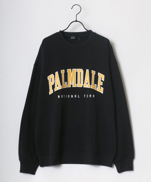 Lazar(ラザル)の「MEMPHIS/PALMDALE 別注 裏起毛 ビッグシルエット カレッジロゴ スウェット レディース メンズ トレーナー(スウェット・メンズ・ホワイト/ブラック/ダークグリーン/ベージュ/ネイビー/ブルー/グリーン/スミクロ・LL/M/L)」の12枚目の写真