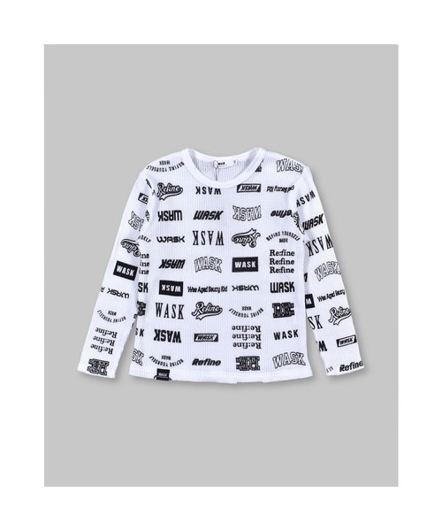 WASK(ワスク)の「WASK/ロゴ 柄 ワッフル Tシャツ (100~160cm)(Tシャツ/カットソー・キッズ・ブラック系その他/ホワイト系その他・140/120/130/110/150/160/100)」の7枚目の写真