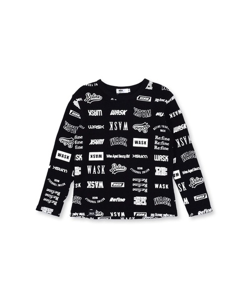 WASK(ワスク)の「WASK/ロゴ 柄 ワッフル Tシャツ (100~160cm)(Tシャツ/カットソー・キッズ・ブラック系その他/ホワイト系その他・140/120/130/110/150/160/100)」の12枚目の写真