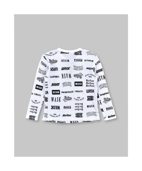 WASK(ワスク)の「WASK/ロゴ 柄 ワッフル Tシャツ (100~160cm)(Tシャツ/カットソー・キッズ・ブラック系その他/ホワイト系その他・140/120/130/110/150/160/100)」の8枚目の写真