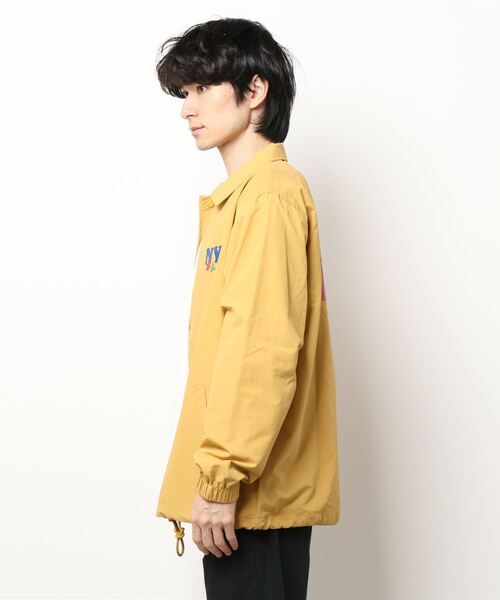 ONLY NY（オンリーニューヨーク）の「【ONLY NY / オンリーニューヨーク】Florist Coaches Jacket/フラワープリントコーチジャケット（ナイロンジャケット・メンズ・パープル/ベージュ・MEDIUM/LARGE）」の4枚目の写真