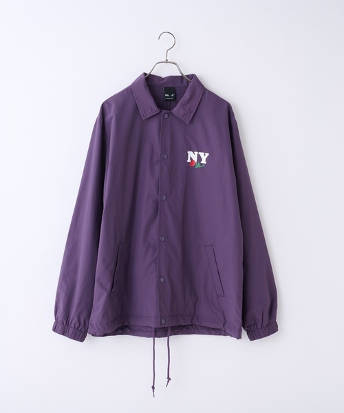 ONLY NY Back print NEW YORK coach Jacket Navy 2-1016T♪ | eBay