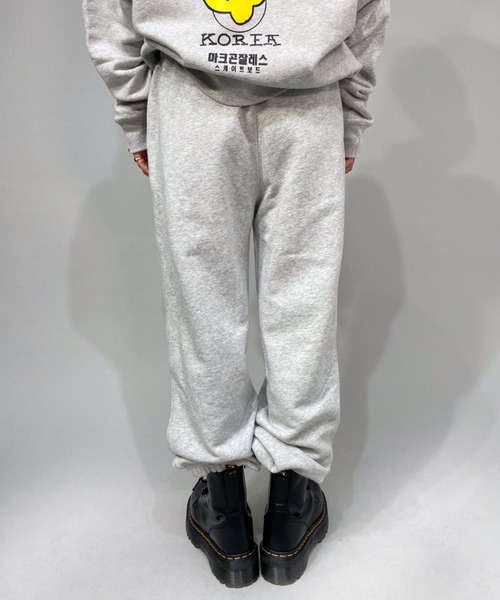 Mark Gonzales(マーク・ゴンザレス)の「【ムラサキスポーツ別注】MarkGonzales/マークゴンザレス ルーズシルエット ロゴスウェットパンツ/セットアップ対応 MGLD021(スウェットパンツ・レディース・ブラック/グレー/グリーン・M/L)」の10枚目の写真