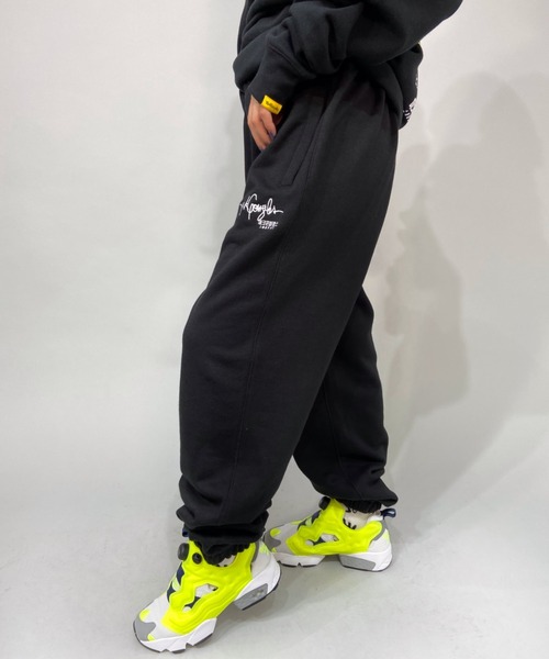 Mark Gonzales(マーク・ゴンザレス)の「【ムラサキスポーツ別注】MarkGonzales/マークゴンザレス ルーズシルエット ロゴスウェットパンツ/セットアップ対応 MGLD021(スウェットパンツ・レディース・ブラック/グレー/グリーン・M/L)」の21枚目の写真