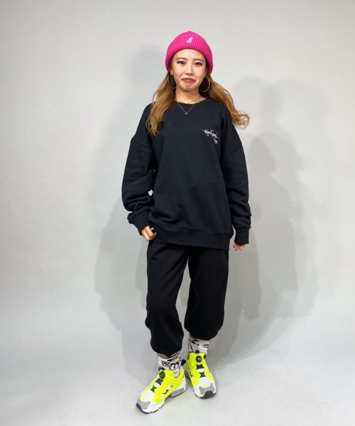 Mark Gonzales(マーク・ゴンザレス)の「【ムラサキスポーツ別注】MarkGonzales/マークゴンザレス ルーズシルエット ロゴスウェットパンツ/セットアップ対応 MGLD021(スウェットパンツ・レディース・ブラック/グレー/グリーン・M/L)」の18枚目の写真