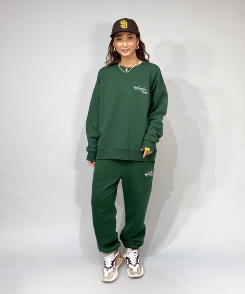 Mark Gonzales(マーク・ゴンザレス)の「【ムラサキスポーツ別注】MarkGonzales/マークゴンザレス ルーズシルエット ロゴスウェットパンツ/セットアップ対応 MGLD021(スウェットパンツ・レディース・ブラック/グレー/グリーン・M/L)」の13枚目の写真