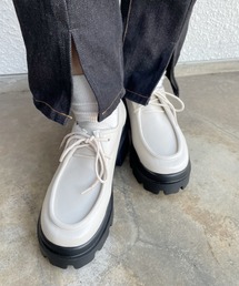 nemne store | ブラウニーを焼く厚底モカシンシューズ(ブーツ)