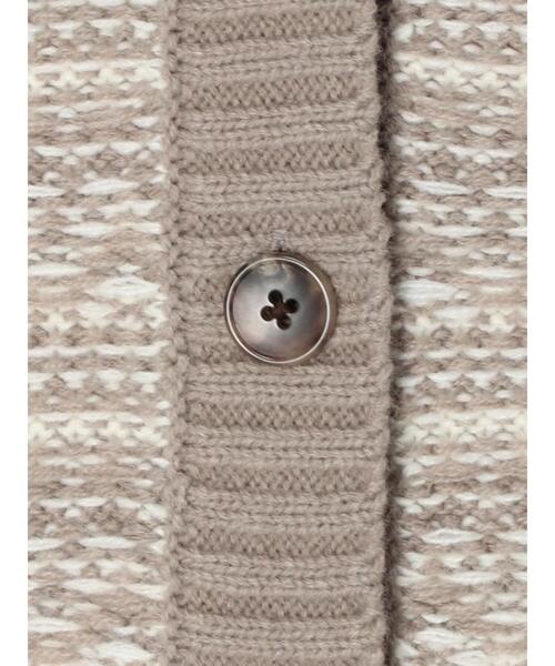 AMERICAN HOLIC（アメリカンホリック）の「ジャガードニットカーディガン（カーディガン/ボレロ・レディース・グレイッシュベージュ・FREE）」の8枚目の写真