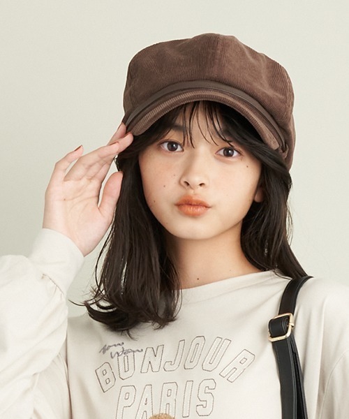 pom ponette junior(ポンポネットジュニア)の「キャスケット(キャスケット・キッズ・ブラウン/アイボリー・FREE)」の14枚目の写真