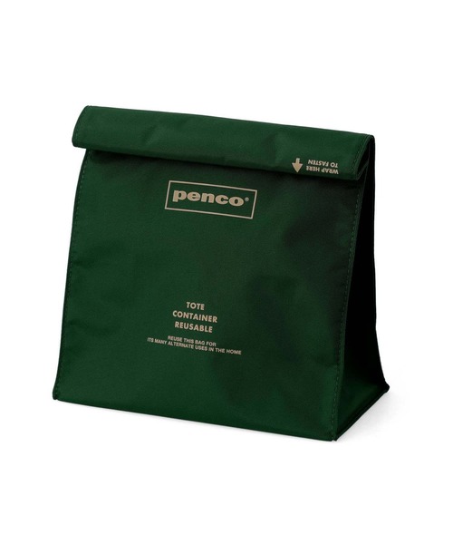 PENCO（ペンコ）の「penco ペンコ ToGoサック 紙袋風 ロールトップ ベルクロ ポーチ 折りたたみ（ポーチ・メンズ・ホワイト/ベージュ/ネイビー/オレンジ/ダークグリーン/ブラック・FREE）」の10枚目の写真