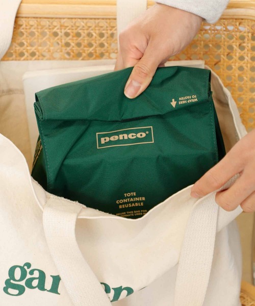 Penco(ペンコ)の「Penco ペンコ ToGoサック 折りたたみ ポーチ(ポーチ・メンズ・ホワイト/ベージュ/ネイビー/オレンジ/ダークグリーン/ブラック・FREE)」の18枚目の写真