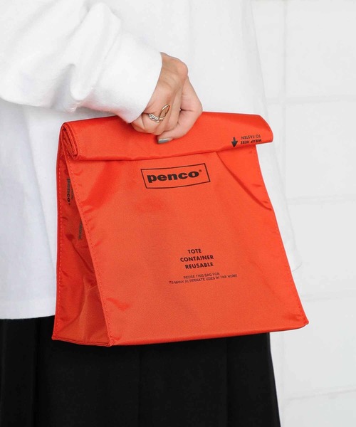Penco(ペンコ)の「Penco ペンコ ToGoサック 折りたたみ ポーチ(ポーチ・メンズ・ホワイト/ベージュ/ネイビー/オレンジ/ダークグリーン/ブラック・FREE)」の20枚目の写真