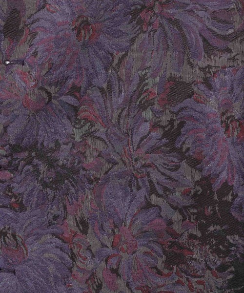 HARE（ハレ）の「ナカワタフラワージャガードシャツ(HARE)（シャツ/ブラウス・メンズ・ブラック/パープル/ブルー/グリーン・SMALL/MEDIUM）」の15枚目の写真