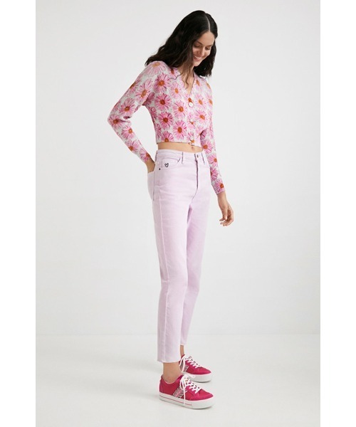 Desigual(デシグアル)の「クロップドストレートジーンズ(その他パンツ・レディース・レッド・42/40/34/44/38/36)」の5枚目の写真
