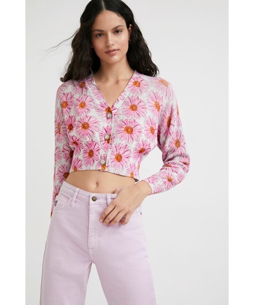Desigual(デシグアル)の「クロップドストレートジーンズ(その他パンツ・レディース・レッド・42/40/34/44/38/36)」の7枚目の写真
