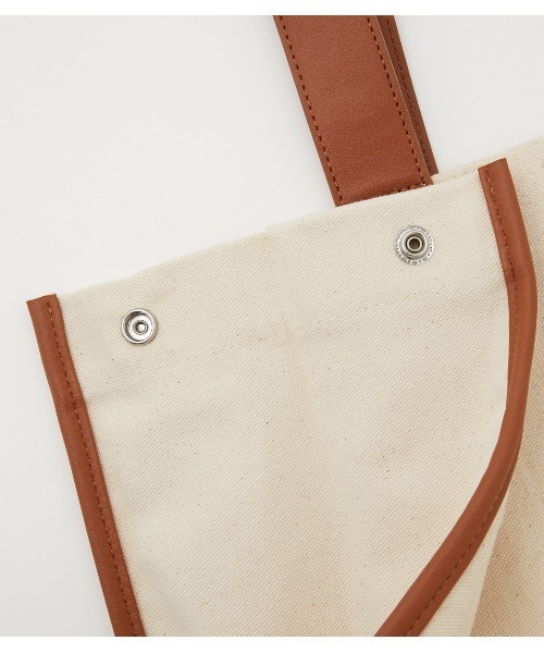 AZUL by moussy（アズールバイマウジー）の「LINEN LIKE BIG TOTE BAG/リネンライクビッグトートバッグ（トートバッグ・レディース・ブラック/マルチ/イエロー系その他・FREE）」の13枚目の写真