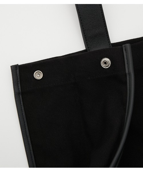 AZUL by moussy（アズールバイマウジー）の「LINEN LIKE BIG TOTE BAG/リネンライクビッグトートバッグ（トートバッグ・レディース・ブラック/マルチ/イエロー系その他・FREE）」の7枚目の写真