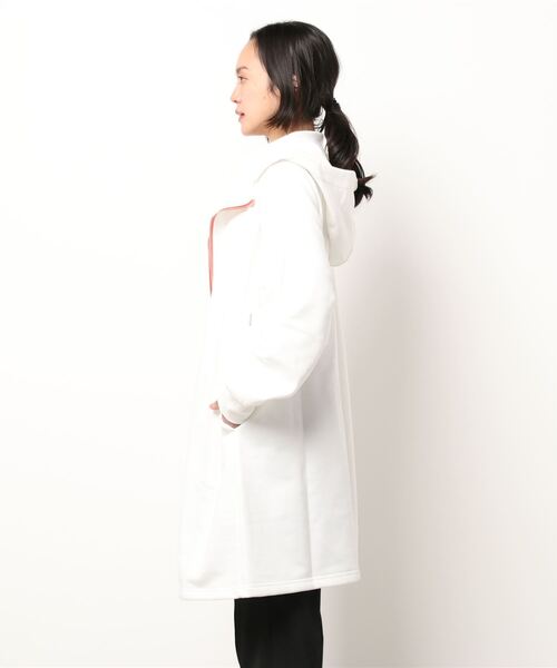 Q（キュー）の「裏毛BIGパーカー（パーカー・レディース・グレイッシュブルー/ホワイト/カーキオリーブ/ブルー・MEDIUM）」の5枚目の写真