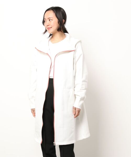 Q（キュー）の「裏毛BIGパーカー（パーカー・レディース・グレイッシュブルー/ホワイト/カーキオリーブ/ブルー・MEDIUM）」の7枚目の写真