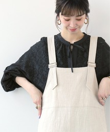 Simplicite | レース刺繍スキッパーブラウス◆(シャツ/ブラウス)