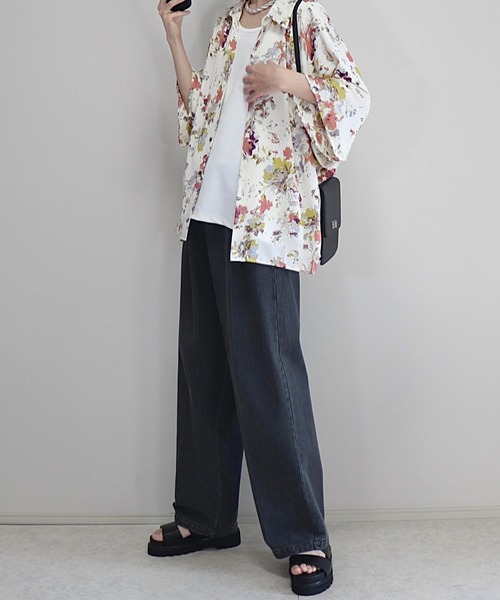 ドレープトロミ オーバードルマンシャツ（シャツ/ブラウス）｜Loose/ルース（ルース）