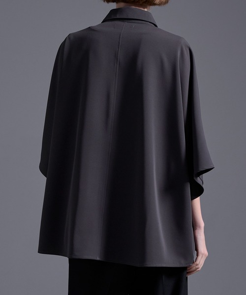 ドレープトロミ オーバードルマンシャツ（シャツ/ブラウス）｜Loose/ルース（ルース）