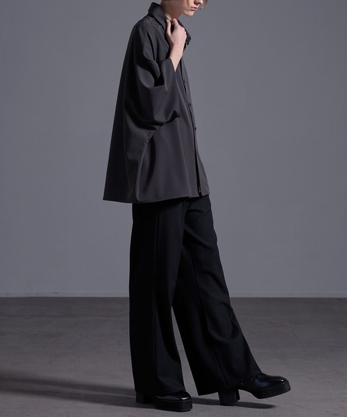 ドレープトロミ オーバードルマンシャツ（シャツ/ブラウス）｜Loose/ルース（ルース）