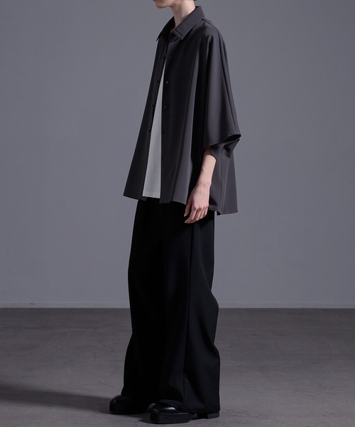 ドレープトロミ オーバードルマンシャツ（シャツ/ブラウス）｜Loose/ルース（ルース）