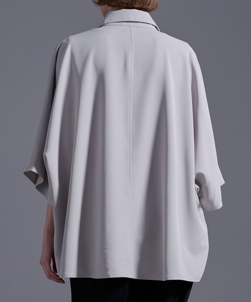 Loose/ルース（ルース）の「ドレープオーバードルマンシャツ（シャツ/ブラウス・メンズ・ブラック/オフホワイト/グリーン/バーガンディー/ライトグレー/ダークグリーン/ブルー系/ピンク系/ホワイト/ブラック系その他/チャコールグレー/ホワイト系その他/ブルー系その他/ホワイト系1/グレー系その他・S/M/L/XS）」の16枚目の写真