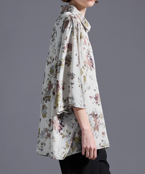 ドレープトロミ オーバードルマンシャツ（シャツ/ブラウス）｜Loose/ルース（ルース）