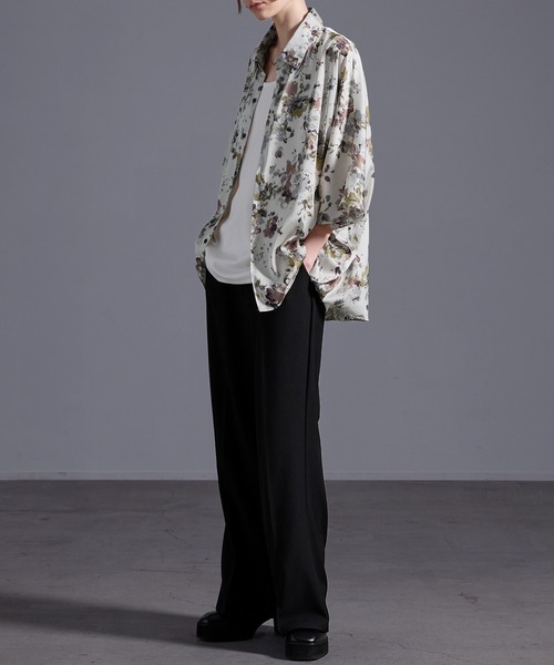 ドレープトロミ オーバードルマンシャツ（シャツ/ブラウス）｜Loose/ルース（ルース）