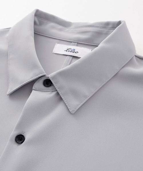 ドレープトロミ オーバードルマンシャツ（シャツ/ブラウス）｜Loose/ルース（ルース）