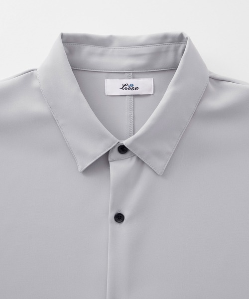 ドレープトロミ オーバードルマンシャツ（シャツ/ブラウス）｜Loose/ルース（ルース）