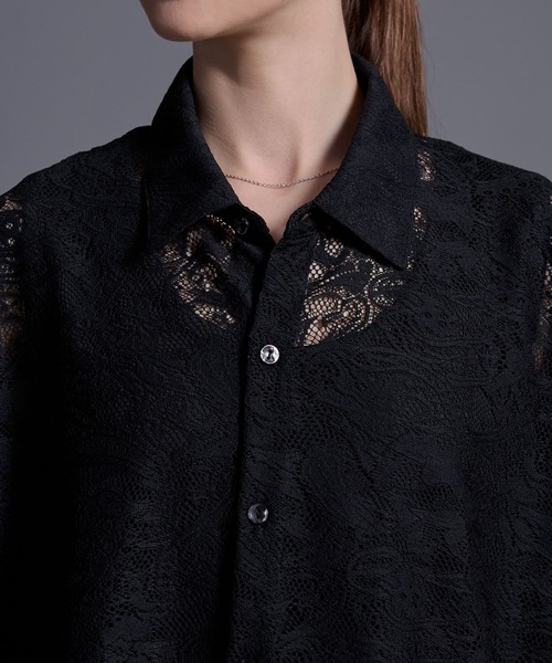 ドレープトロミ オーバードルマンシャツ（シャツ/ブラウス）｜Loose/ルース（ルース）